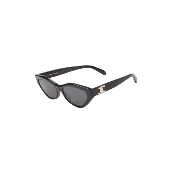 Celine NWT Triomphe 17 56MM Cateye Sunglasses in Black with Leather Crossbody main image 3